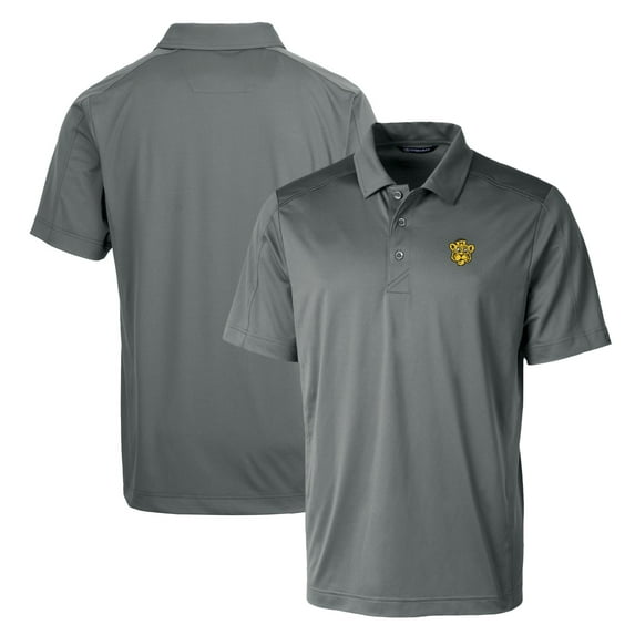 Cutter & Buck Steel Missouri Tigers Primary Team Logo Prospect Textured Stretch Polo