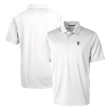 Cutter & Buck White Villanova Wildcats Primary Team Logo Prospect Textured Stretch Polo