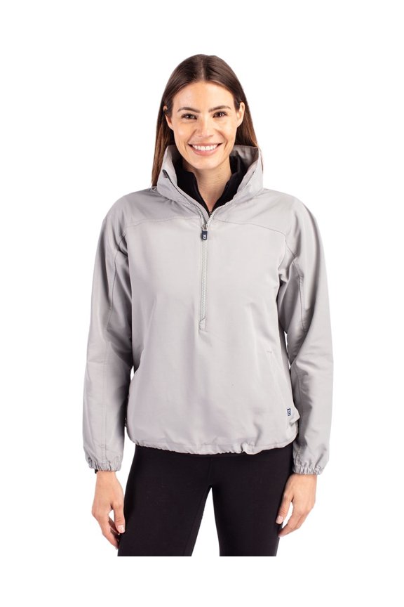LCO00062 Charter Eco Recycled Womens Anorak Jacket-Polished-XXXL