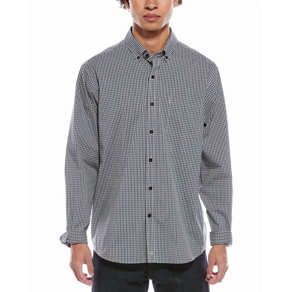 Cutter & Buck mens  Anchor Gingham Shirt, s, Brown