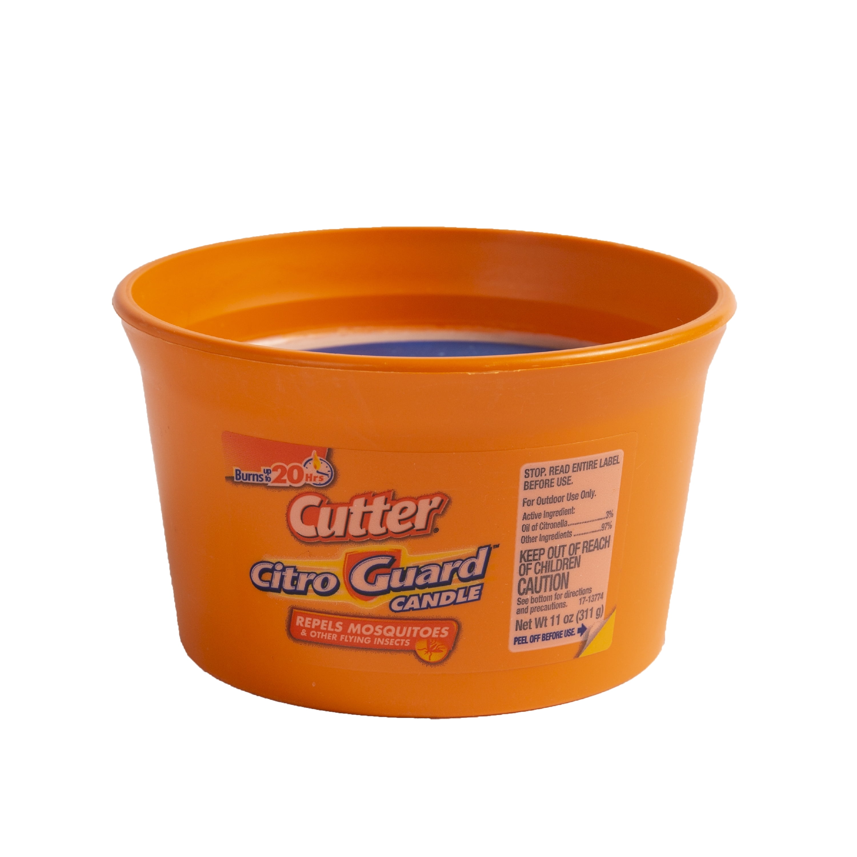 Cutter Citro Guard Citronella Candle, Orange, 11oz