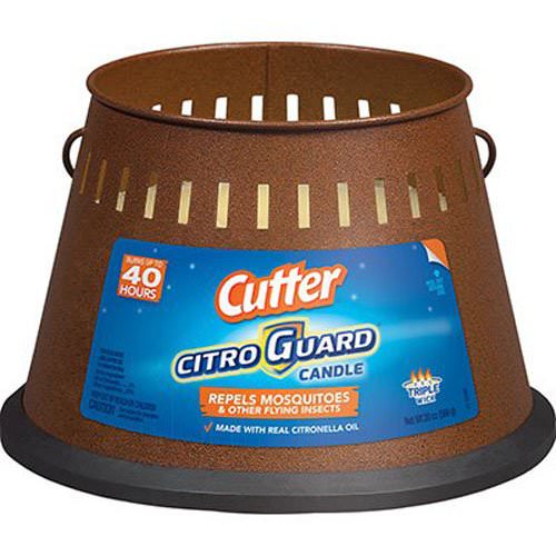 Cutter Citro Guard 20 Oz Triple Wick Citronella Candle Mosquito Repellent For Outdoor 7822