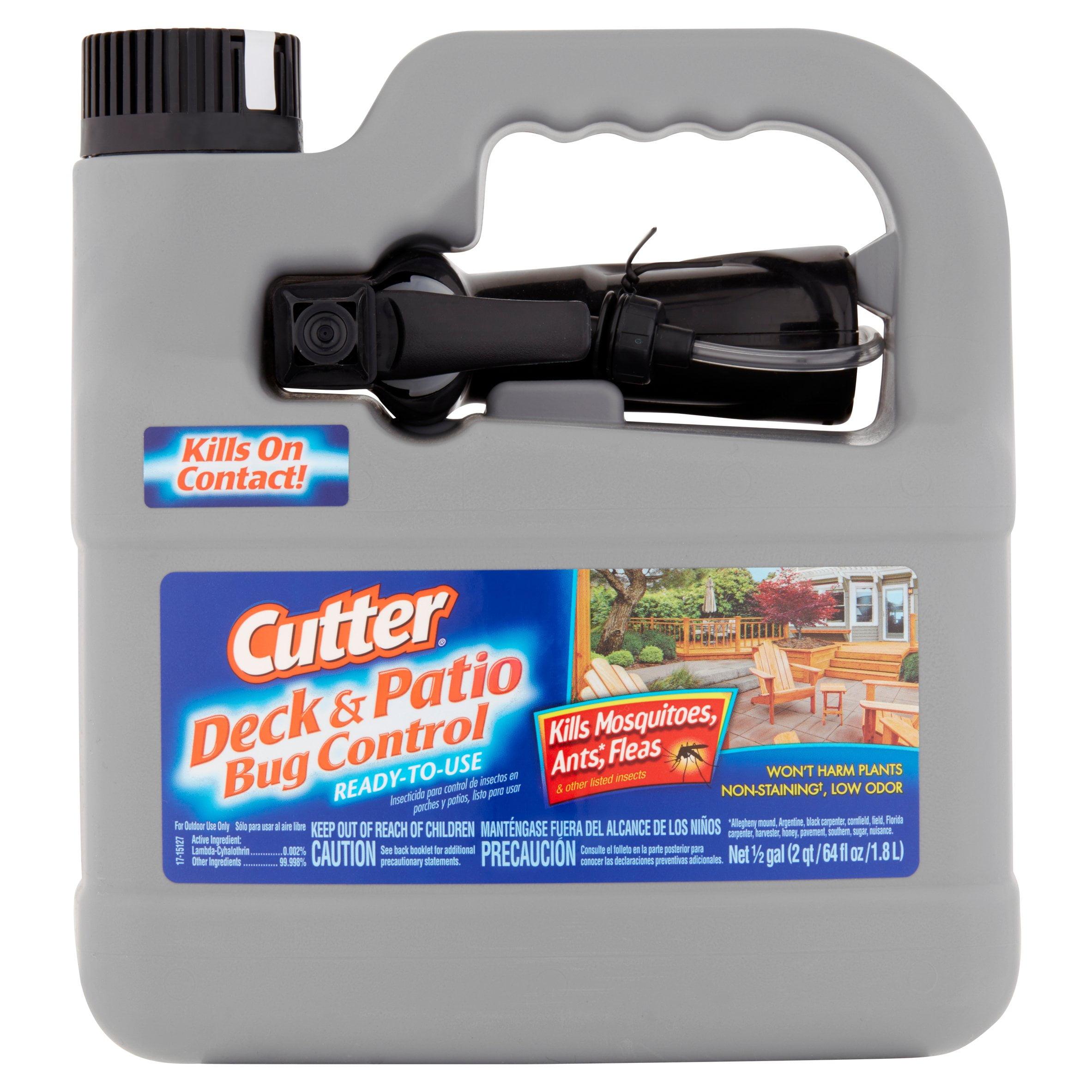 Cutter Deck & Patio Bug Control ReadytoUse, 1/2 gal