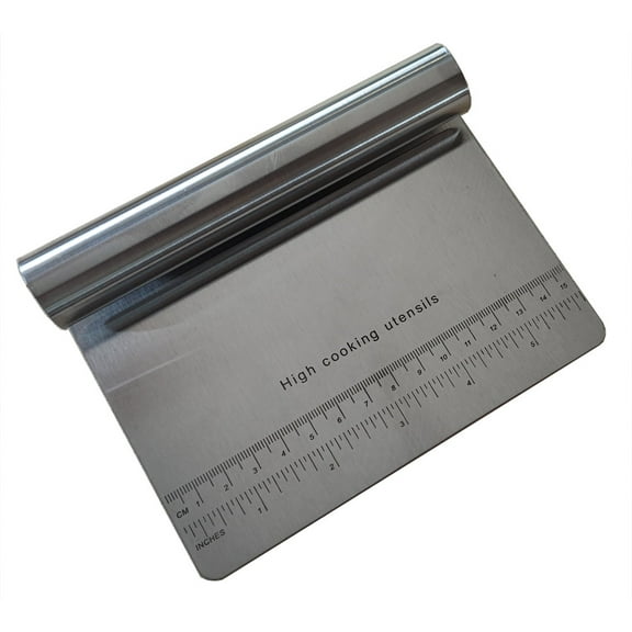 Cutter Dough Knife Stainless Steel Scraper Chopper Scale