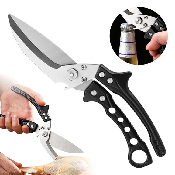 Cutter Knife Kitchen Scissors – Heavy-Duty Poultry Shears for Chicken, Fish & Vegetables (1pc)