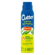 Cutter Lemon Eucalyptus Insect Repellent Aerosol, Deet-Free, 4 Ounces