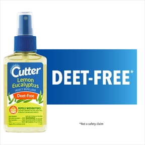 Cutter Lemon Eucalyptus Insect and Mosquito Repellent, DEET-Free Bug Spray, 4 Oz