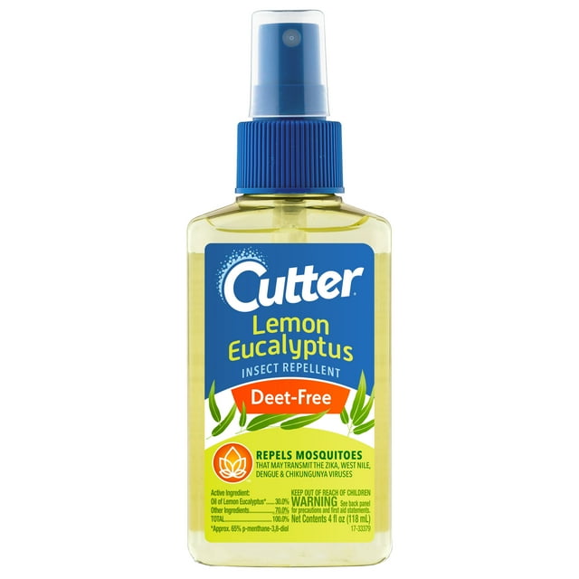 Cutter Lemon Eucalyptus Insect Repellent, Pump Spray, 4fl oz