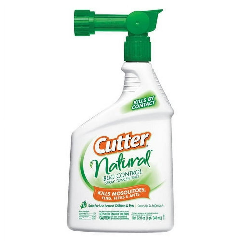 Cutter Natural Bug Control Spray Concentrate, Insect, 54 OFF