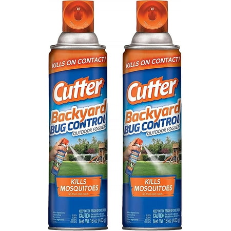 Cutter Outdoor Mosquitoes Killer Fogger, 16 oz, 2 Count
