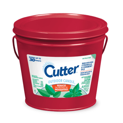 Cutter Outdoor Soy Wax Candle, Reduces The Presence of Mosquitos, Citronella & Mint Scent, 17 Ounces