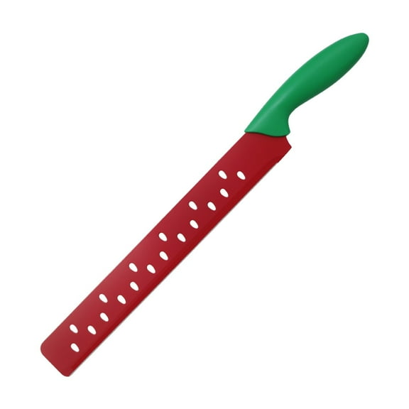 Cutter - Polishing Stone - Kitchen Watermelon Knife Flat Blade Style(1X Kitchen Watermelon Knife - Red)