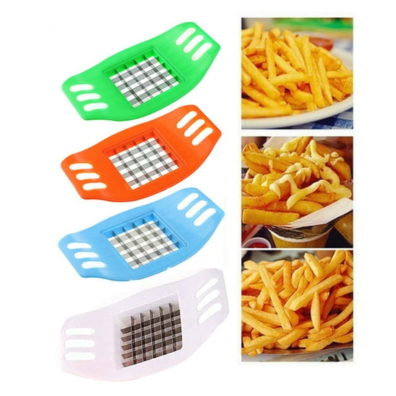 NIAIZEK White Manual French Fries Maker Potato Chopper Kitchen Gadget 1Pack