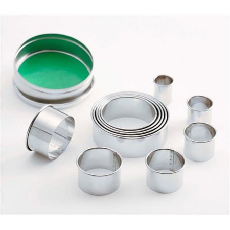 Cutter Sets Round, Plain - 11 Piece.