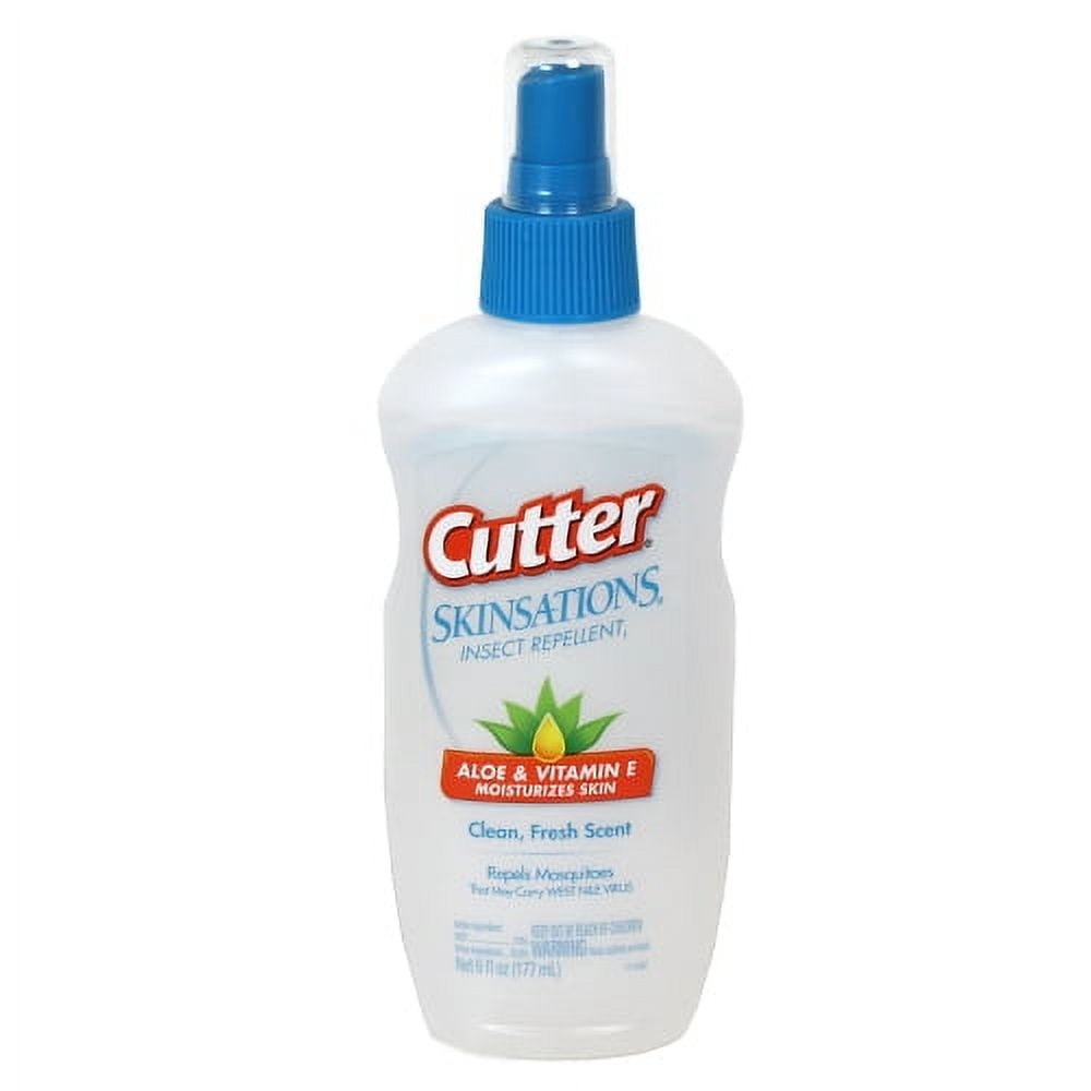 Cutter Skinsations 6Ounce Insect Repellent Pump Spray2 Packs