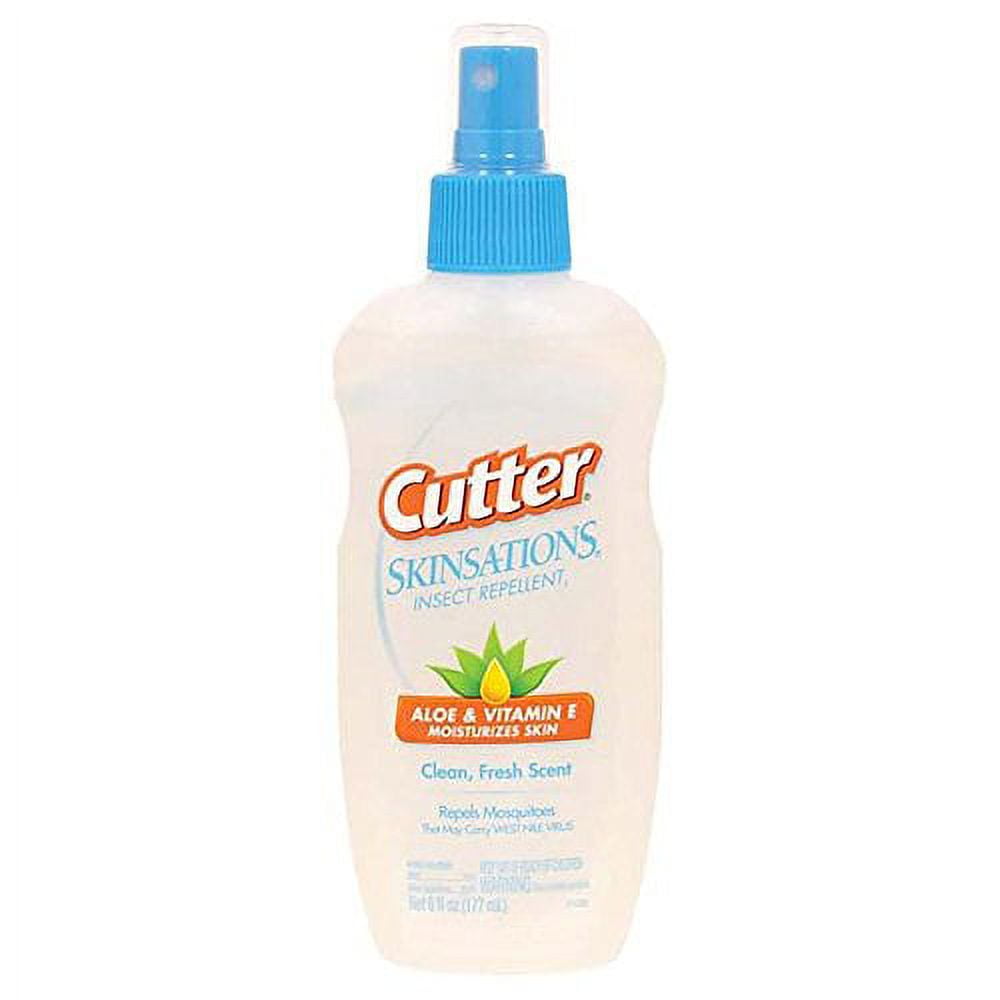 Cutter Skinsations 6Ounce Insect Repellent Pump Spray6packs