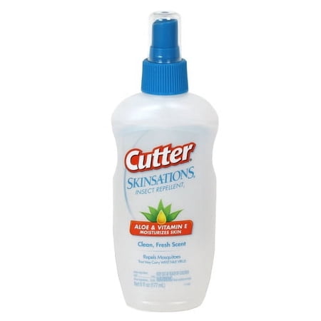 Cutter Skinsations Insect Repellent Pump Spray, 6 oz