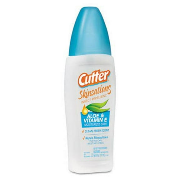 Cutter Skinsations Aloe and Vitamin E Insect Repellent, 6 oz