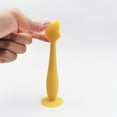 thumbnail image 1 of Cutter Baby Spatula Silicone Nappy Rash Applicator with Suction Cup - Soft Brush for Gentle Application of and on, 1 of 5