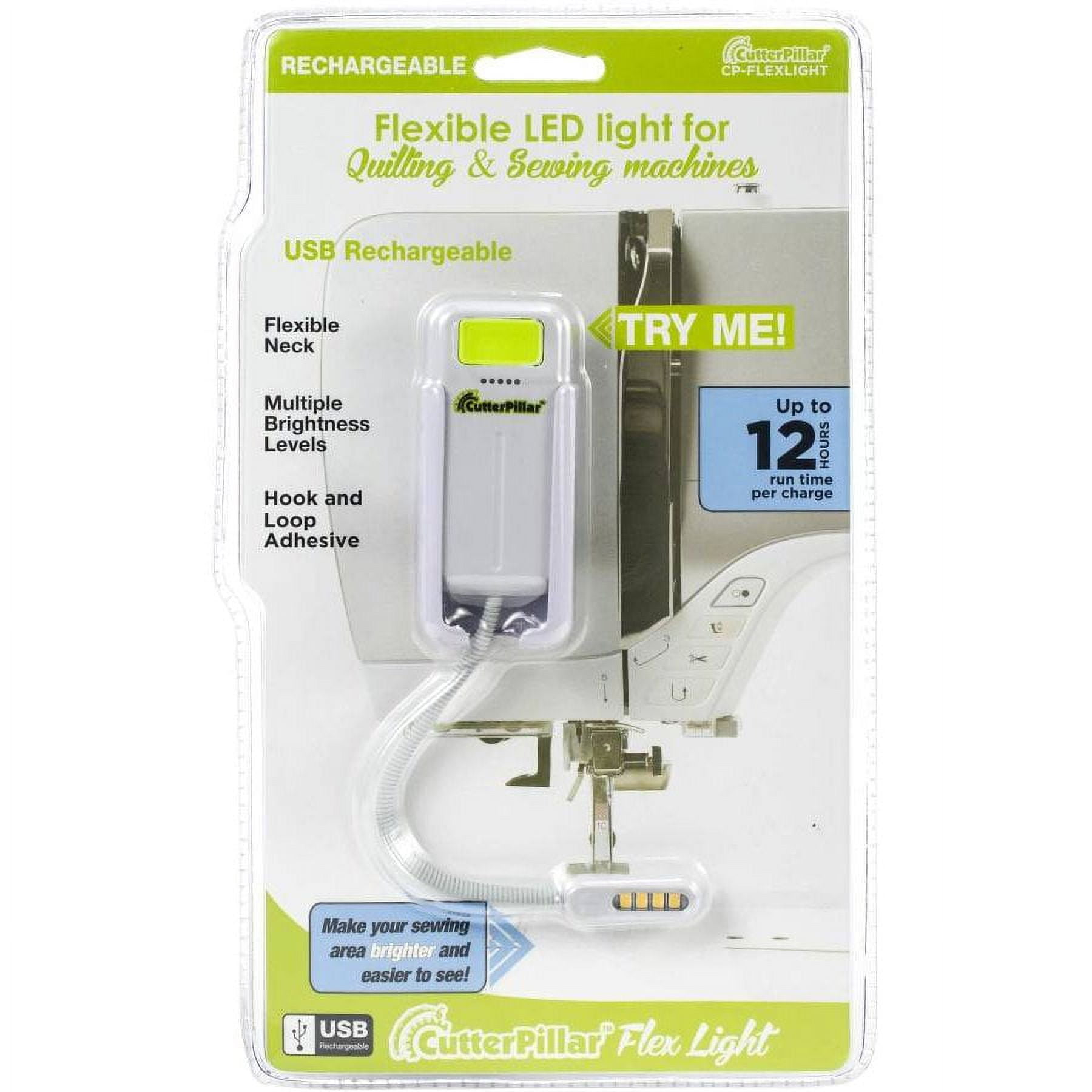 CutterPillar Flex Light Cordless, LED Sewing Machine Light