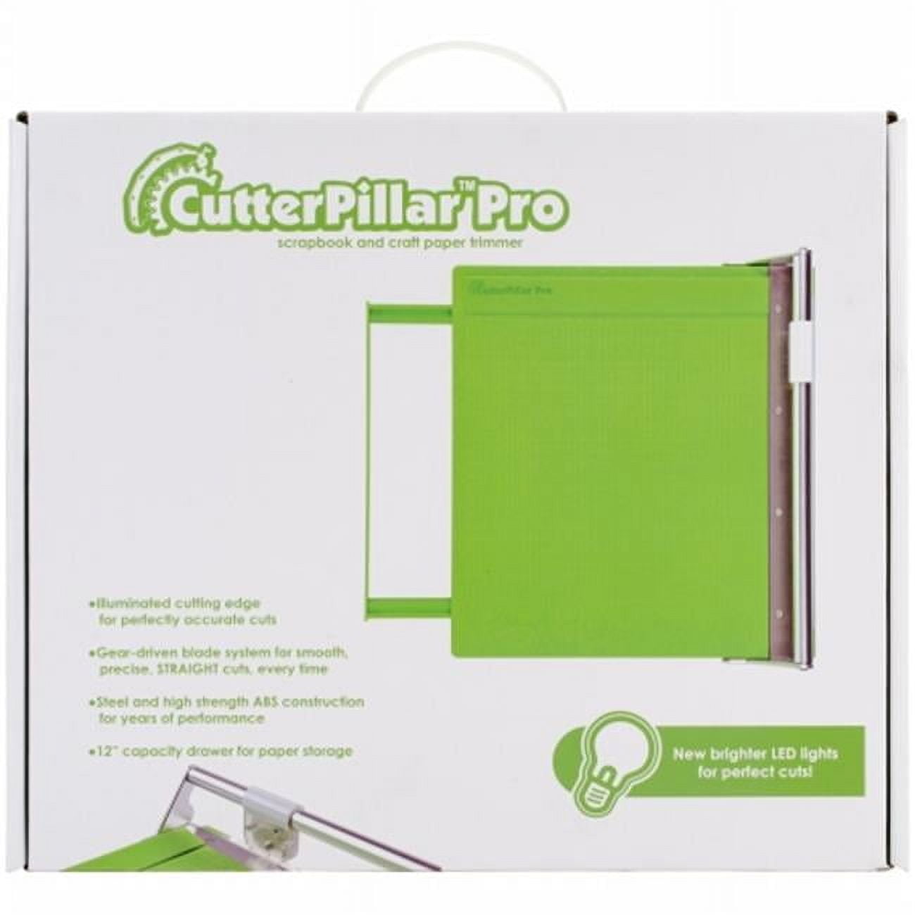 Cutterpillar Pro Paper Trimmer, LED Light Track, 17x14 inches, ABS Composite