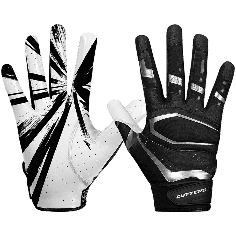 Cutters Rev 5.0 Receiver Gloves, Black / M