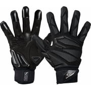 Cutters Force 6.0 Max Protection Football Lineman Gloves, Black | Adult