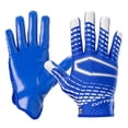 thumbnail image 1 of Cutters, Rev 5.0 Football Receiver Gloves, Adult, M, Royal, 1 of 5