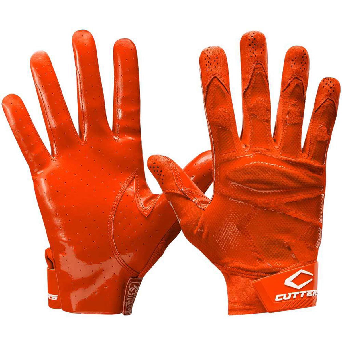 Cutters Adult Rev Pro 5.0 Football Receiver Gloves Small Red | Dick's Sporting Goods
