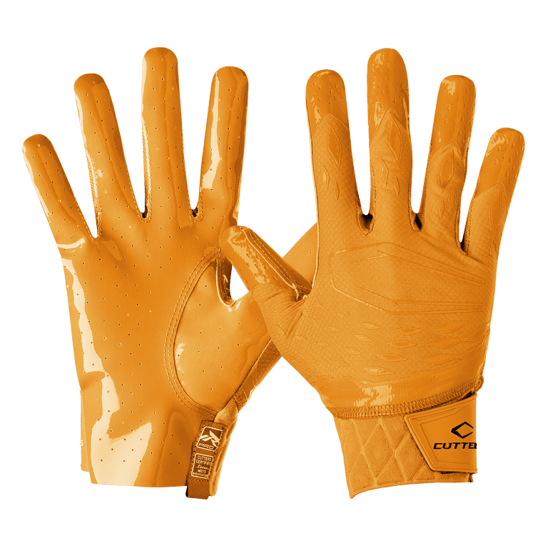 Cutters, Rev Pro 5.0 Football Receiver Gloves, Adult, L, Solid