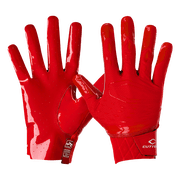 Cutters, Rev Pro 5.0 Football Receiver Gloves, Adult, S, Solid Red