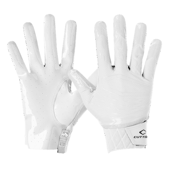 Cutters Rev Pro 5.0 Receiver Gloves Solid White M