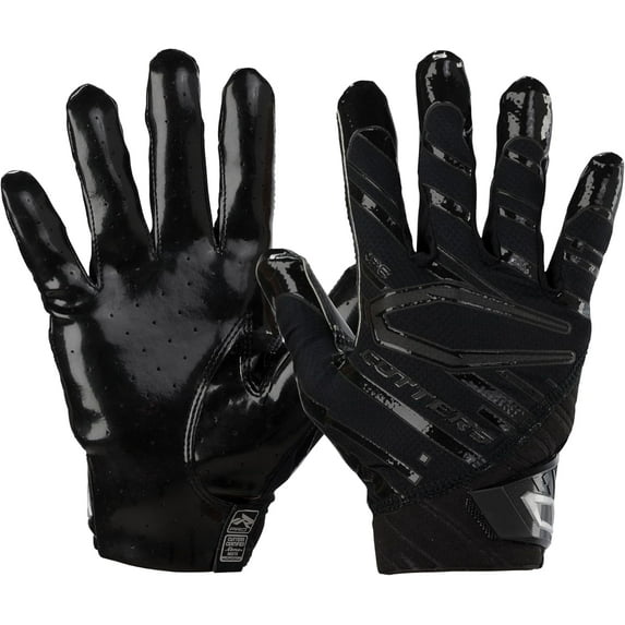 Cutters Rev Pro Football Gloves, Men's Sticky Ultra Grip Receiver Gloves, Adult, 1 Pair