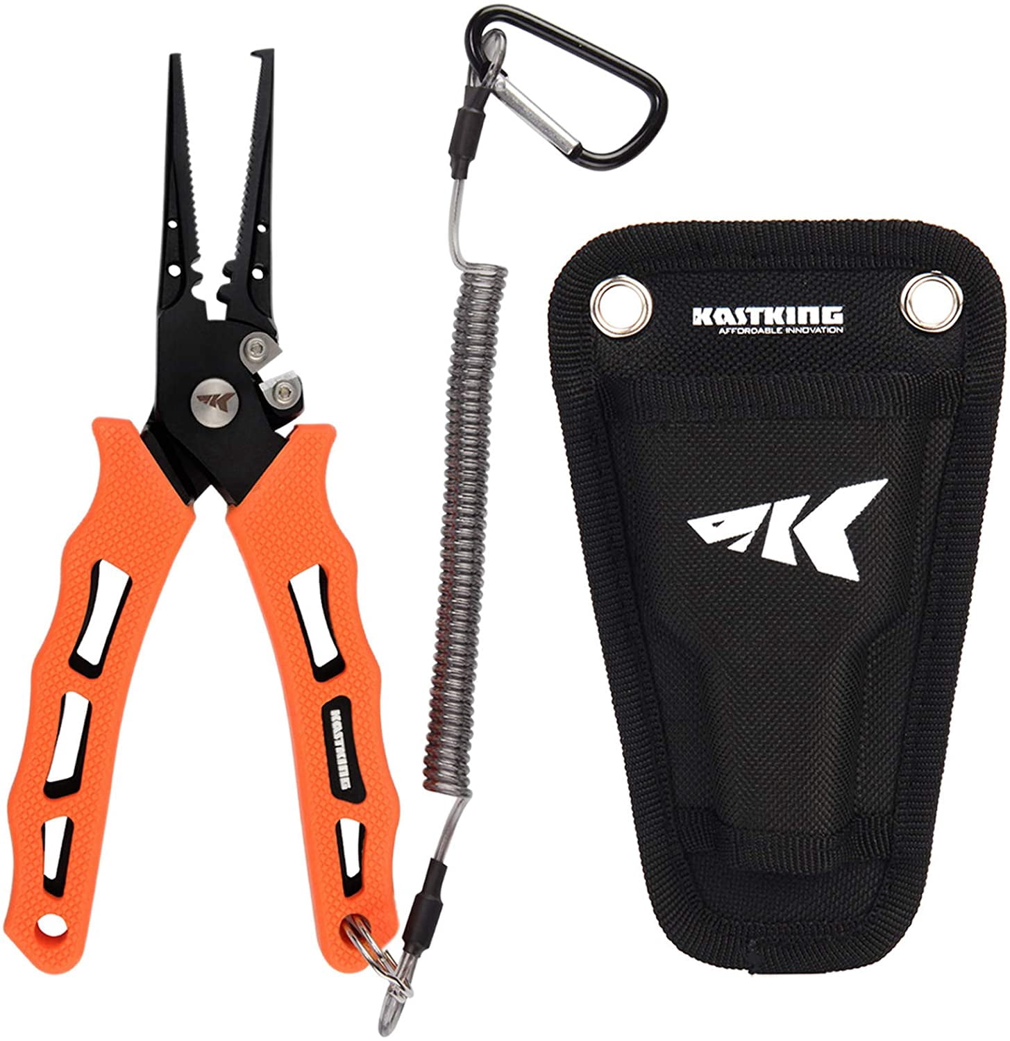 Cutthroat 7 inch Fishing Split Ring , 420 Stainless Steel Fishing Tools, Saltwater Resistant Fishing Gear, Tungsten Carbide Cutters