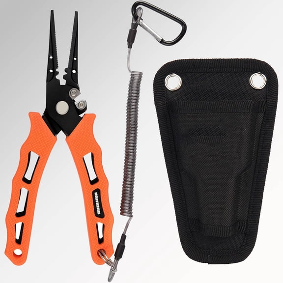 Cutthroat Fishing Split Ring Pliers, Stainless Steel Fishing Tools, Saltwater Resistant Fishing Gear, Tungsten Carbide Cutters