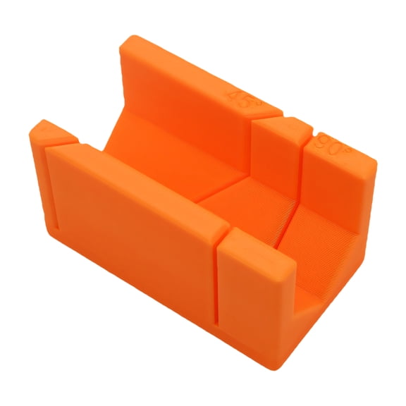 Cutting Angles Tool Compacts Woodworking Miter Box with 45 and 90 Degree Angles for Precisely Cut and Secure Clamping