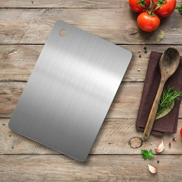 Cutting Board - 100% Pure Titanium Cutting Boards For Kitchen, Double Sided Titanium Cutting Mat From Japan, Cutting Edge Hygiene & Durability Mat, 9.45*5.90 In