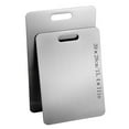 thumbnail image 1 of Cutting Board Chopping Board, Stainless Steel, Dishwasher Safe, Food-grade Kitchen Prep Surface, Hangable for Space Saving, Meat Fruit Vegetable Use, Topliu, 1 of 5