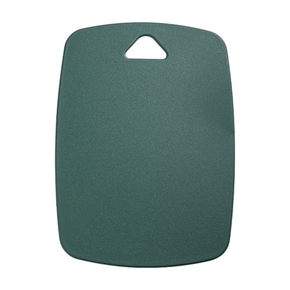 Cutting Board Dark Green Plastic Single Kitchen Prep with Hang Hole