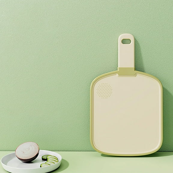 Cutting Board Double Sided Chopping Block, Non-Slip Kitchen Carving Mat for Vegetables Meat, Reversible Dishwasher Safe Butcher Board Food Prep