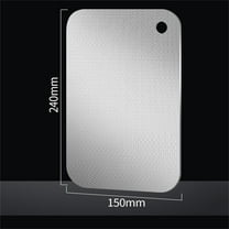 Cutting Board Double Sided Stainless Steel Kitchen Hanging Hole Cutting Board Domestic Kitchen Meat Vegetable Fruit Cutting Board