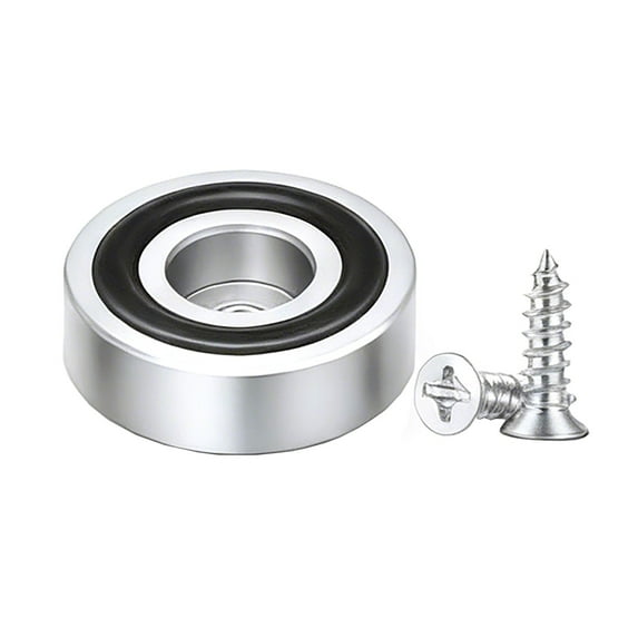 Cutting Board Feet, Metal Anti Vibration Pads, Non Slip Furniture Pads With Stainless Screws Non Slip Rubber Feet Bumper Feets for Kitchen Cutting Board Sofas Beds Floor Protection, 1 Pcs, 1.97x0.59"