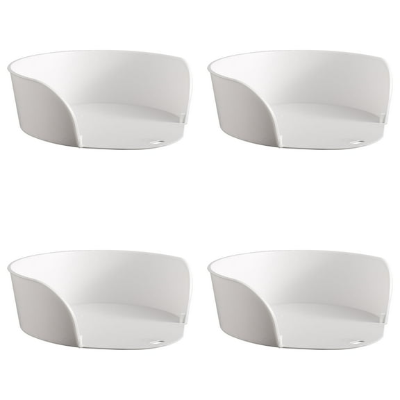 Cutting Board Food Prep Bowls Set - Slide-Under Kitchen Organization Trays with Corner Storage, for Meal Prep, Restaurants & Home Cooking Accessories