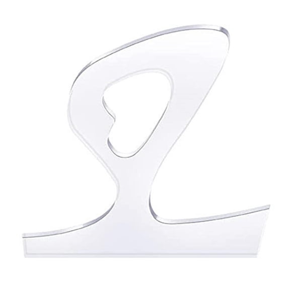 Cutting Board Handle Template Guide Tools Easy to Use Acrylic Router Template for Carpenter Sturdy Home Board Handle Template 1 Piece Board D