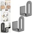 thumbnail image 1 of Cutting Board Holder With Glue, Pots and Pan Lids Rack, Kitchen Countertop Organizer Stand, Wall-Mounted Chopping Board Rack Cutting Board Holder Inside, 1 of 4