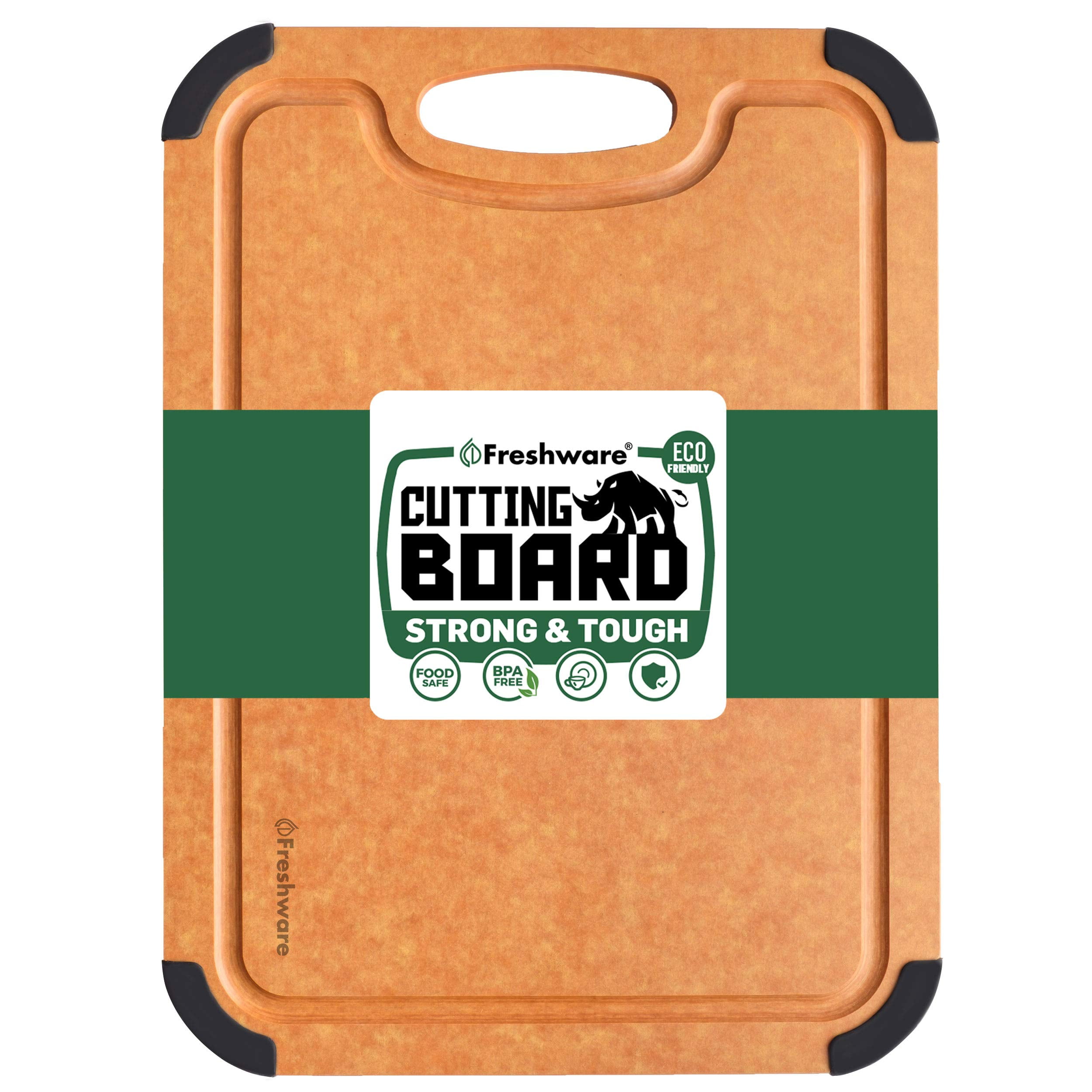 22x16x1.25 in. 1-Piece Natural Multipurpose Food Safe Large Solid Wood  Cutting Board Set RM1027CB08 - The Home Depot