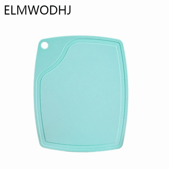 Cutting Board Plastic Cutting Board Chopping Board for Home Kitchen Use Kitchen Supplies Children's Safe Cooking for Fruit Vegetable with Juices Grooves Easy Grip Handle