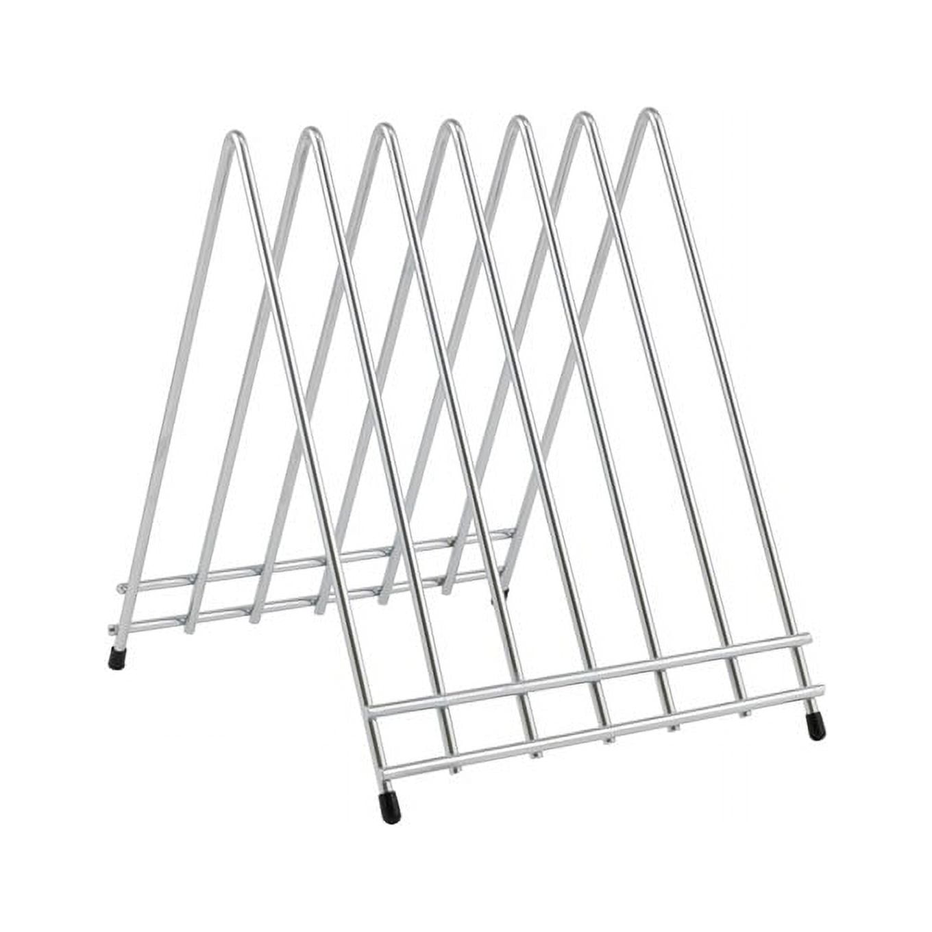 Cutting Board Rack, 6 Slots, Chrome Plated