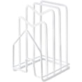 thumbnail image 1 of Cutting Board Rack Holder, Casewin Kitchen Countertop Chopping Board Organizer, Sturdy Multi-Slot Storage Stand for Cutting Board, Bakeware and Baking Sheet, White, 1 of 8