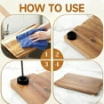 thumbnail image 1 of Cutting Board Rubber Feet with Screws for Kitchen Use Protection with Non Slip Design and Easy Mounting for Safe Prep, 1 of 7